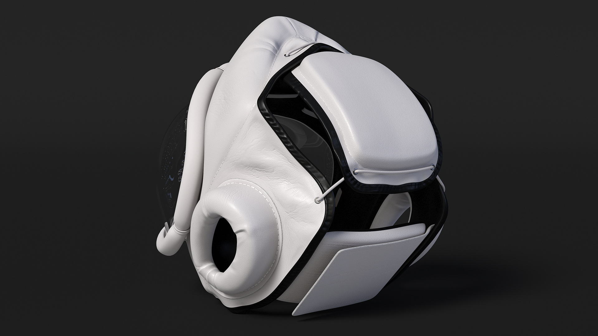 3D model Kudo Head Guard Playwell White