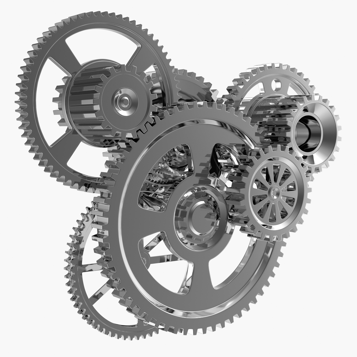 Chrome Clockwork Mechanism