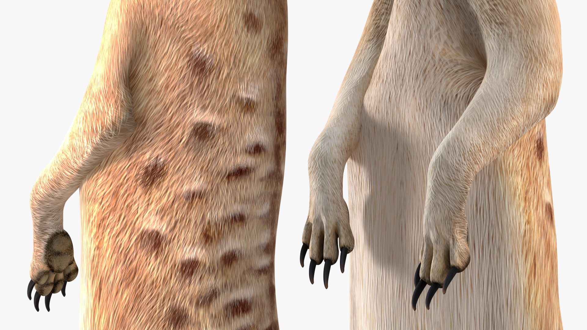3D Meerkat Rigged for Modo model