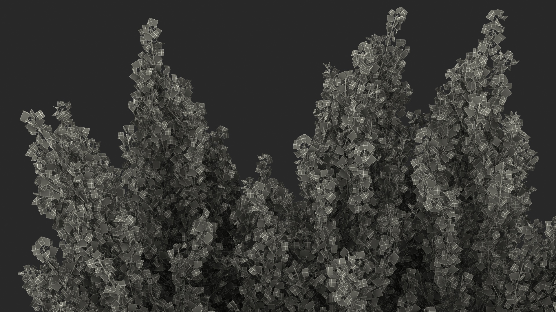 3D Ginkgo Tree Yellow model