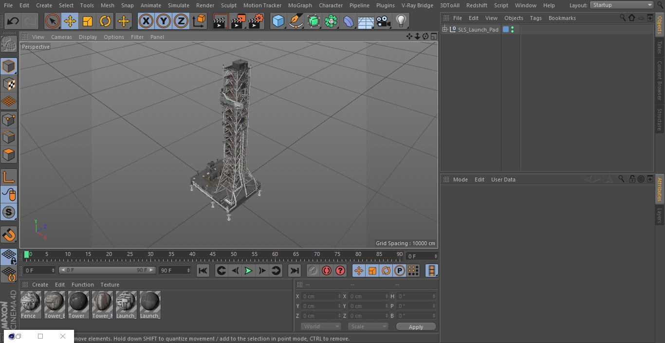 SLS Launch Pad 3D model