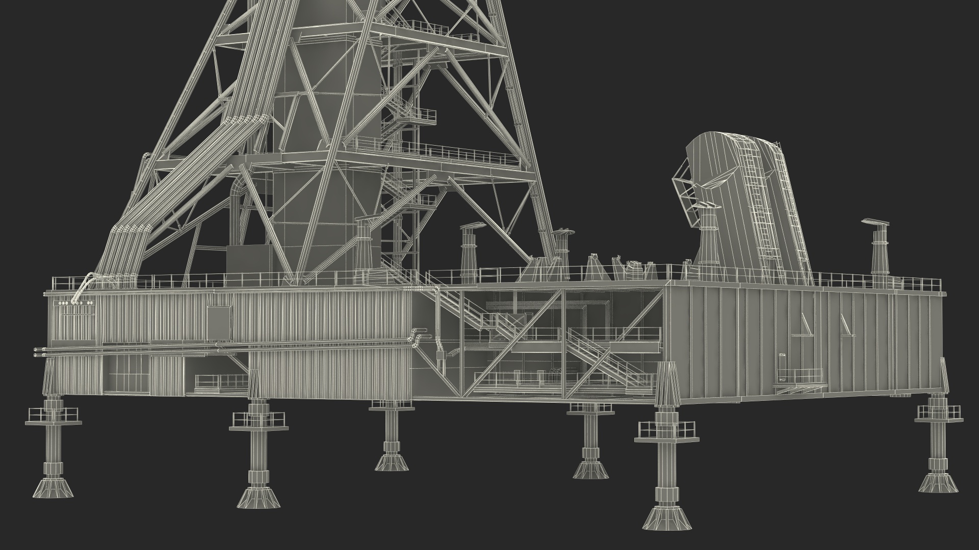 SLS Launch Pad 3D model