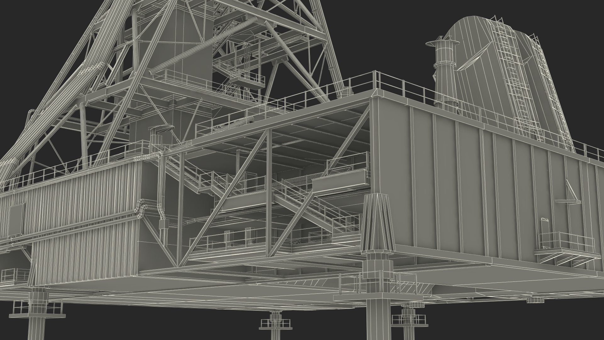 SLS Launch Pad 3D model
