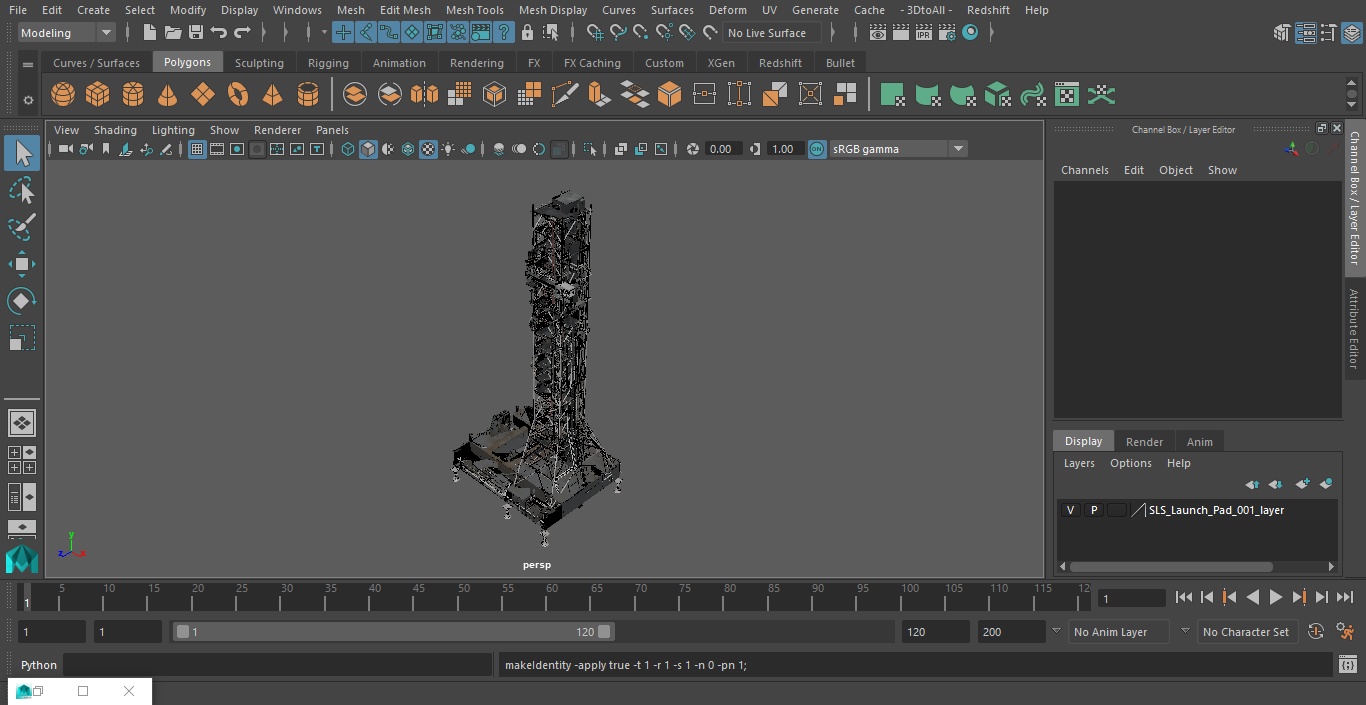 SLS Launch Pad 3D model
