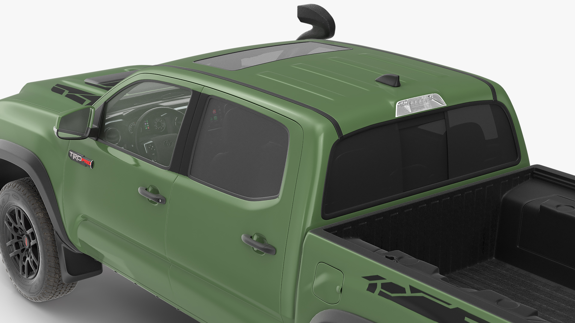 Toyota Tacoma TRD Pro Army Green 2021 3D