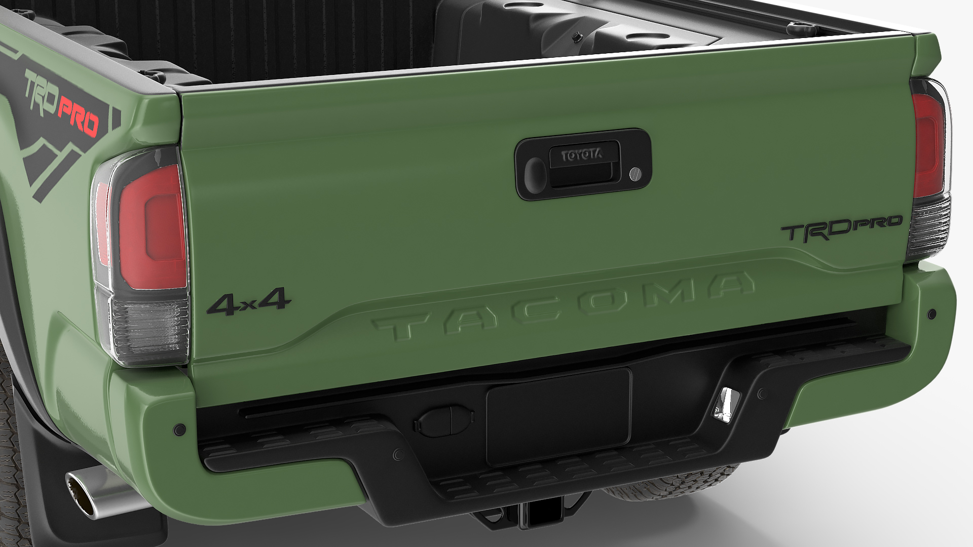 Toyota Tacoma TRD Pro Army Green 2021 3D