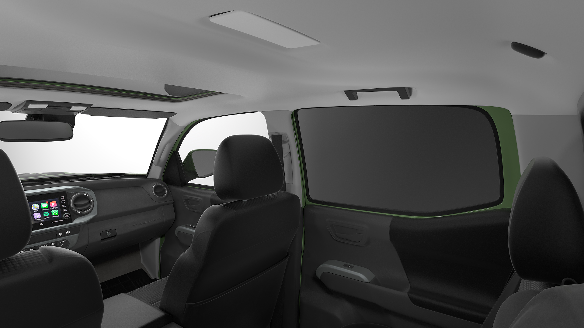 Toyota Tacoma TRD Pro Army Green 2021 3D