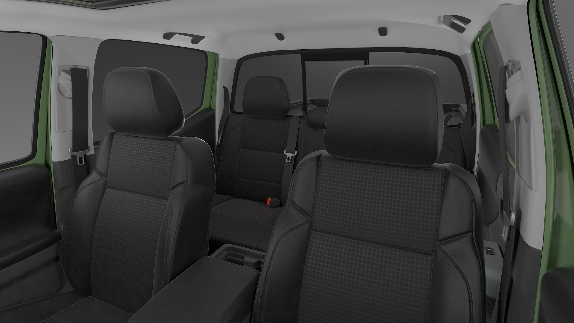 Toyota Tacoma TRD Pro Army Green 2021 3D