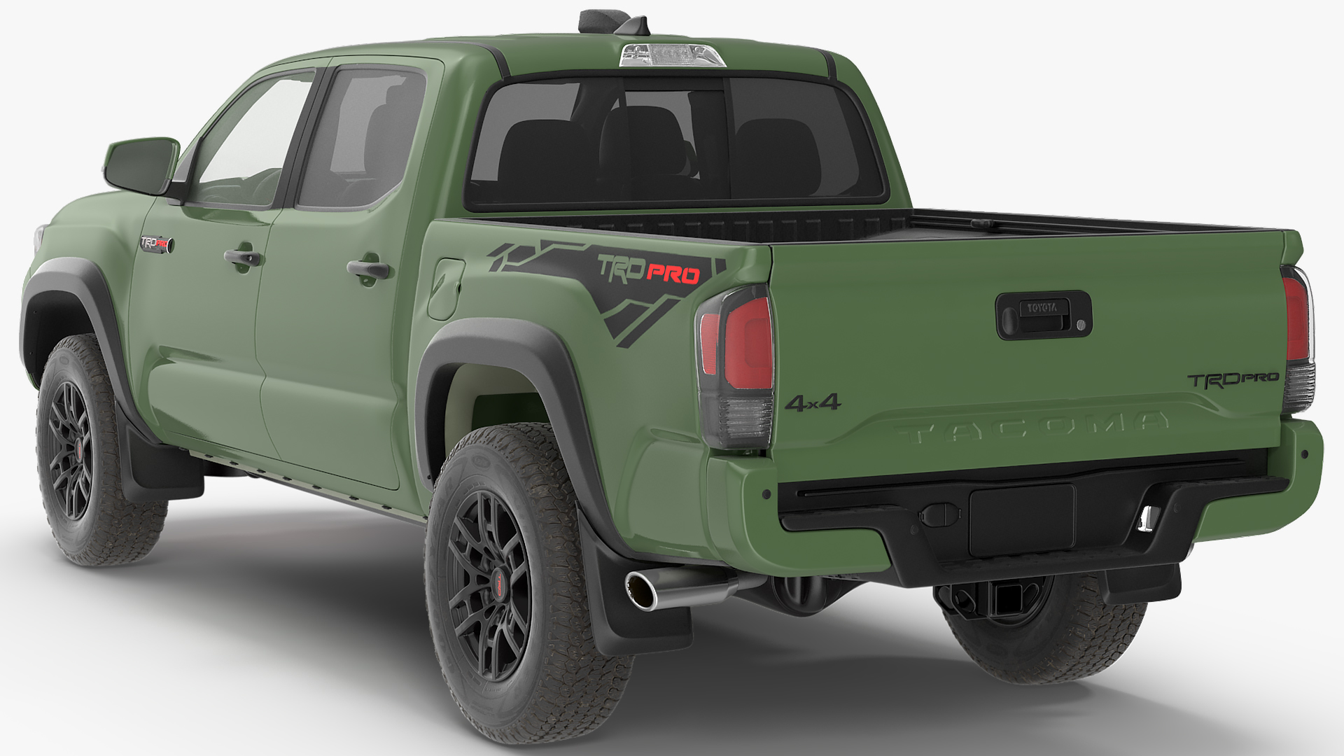 Toyota Tacoma TRD Pro Army Green 2021 3D