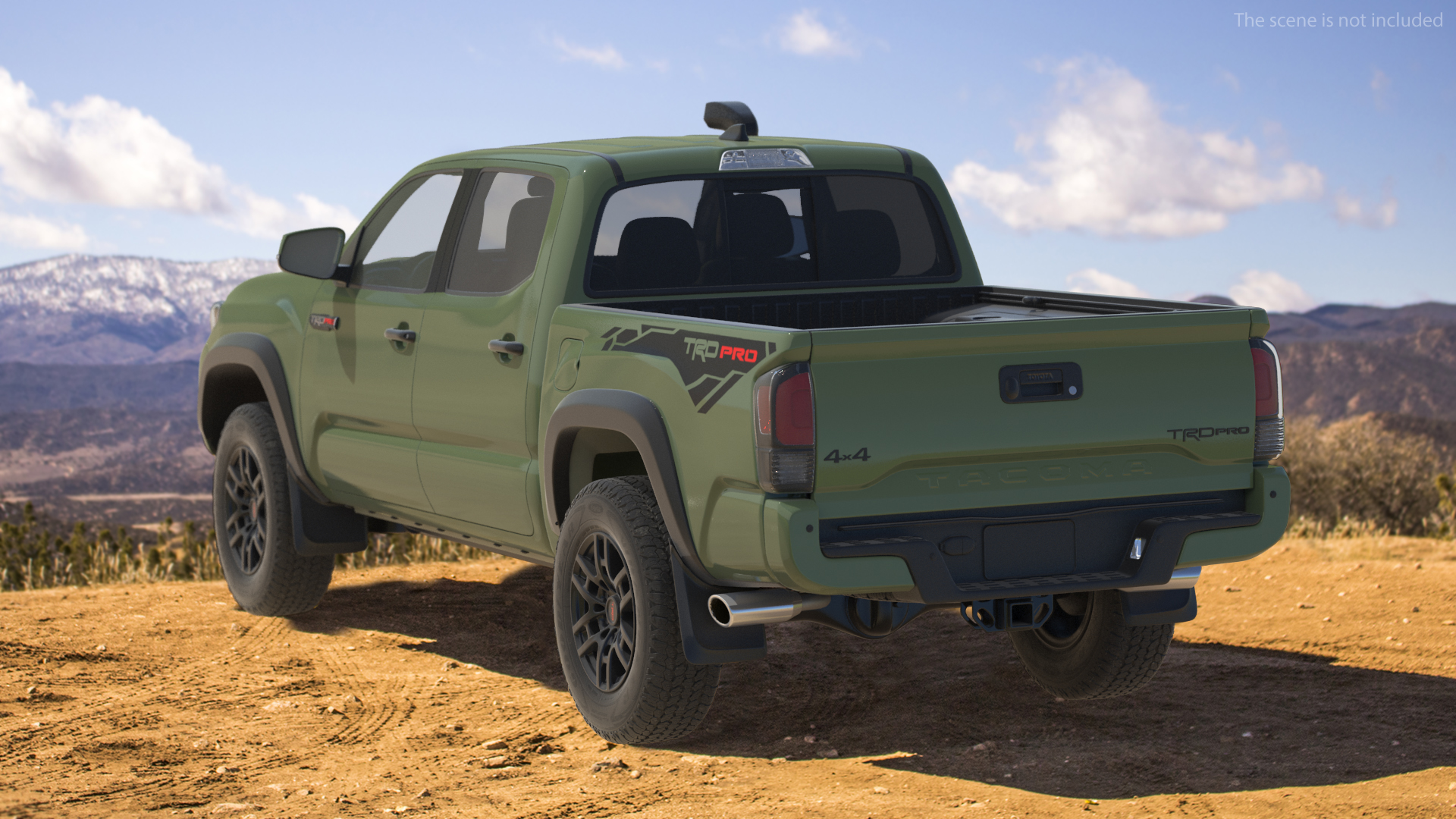 Toyota Tacoma TRD Pro Army Green 2021 3D