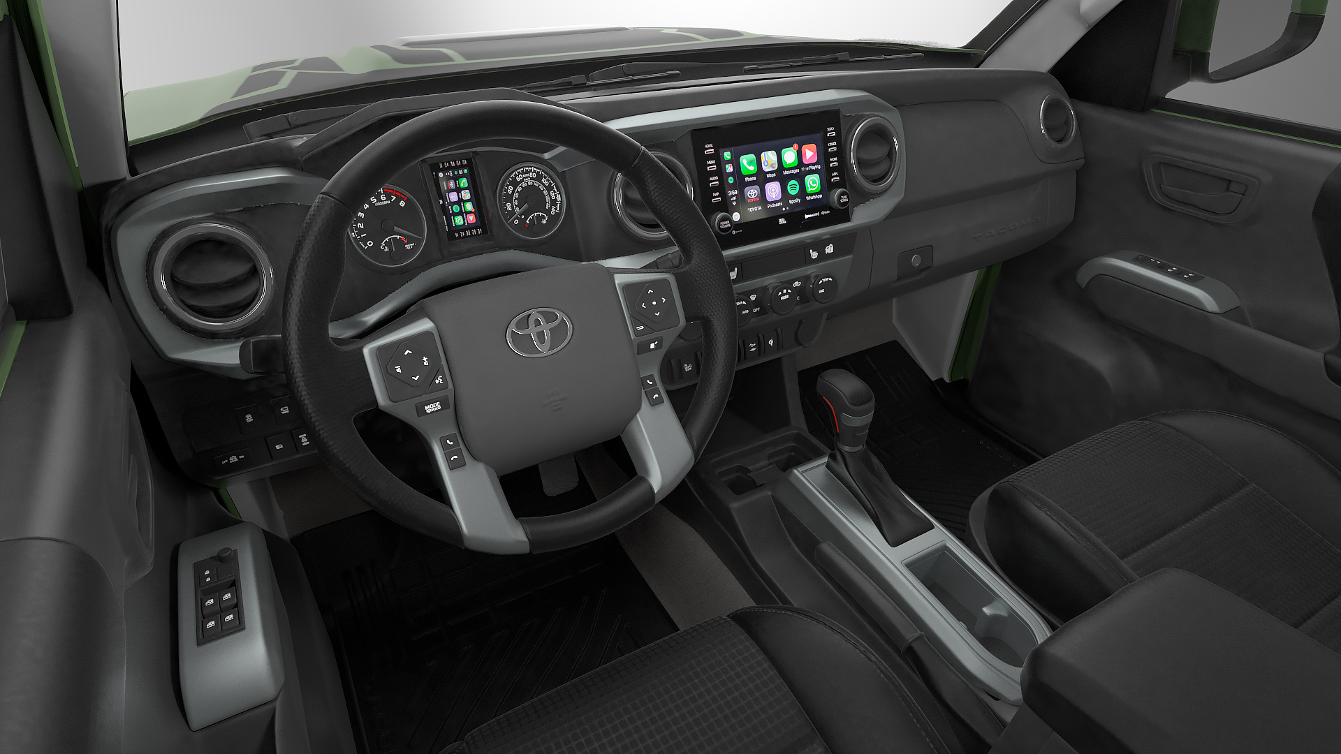 Toyota Tacoma TRD Pro Army Green 2021 3D