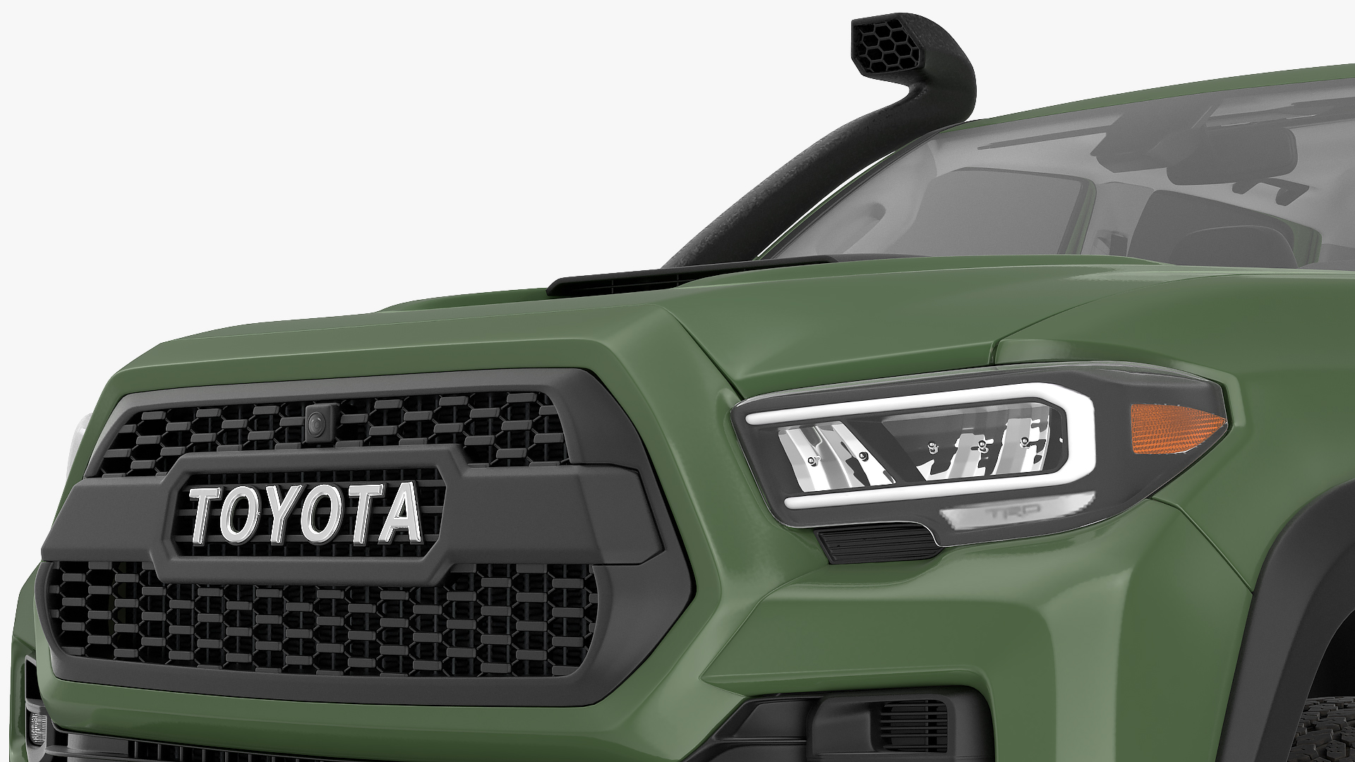 Toyota Tacoma TRD Pro Army Green 2021 3D