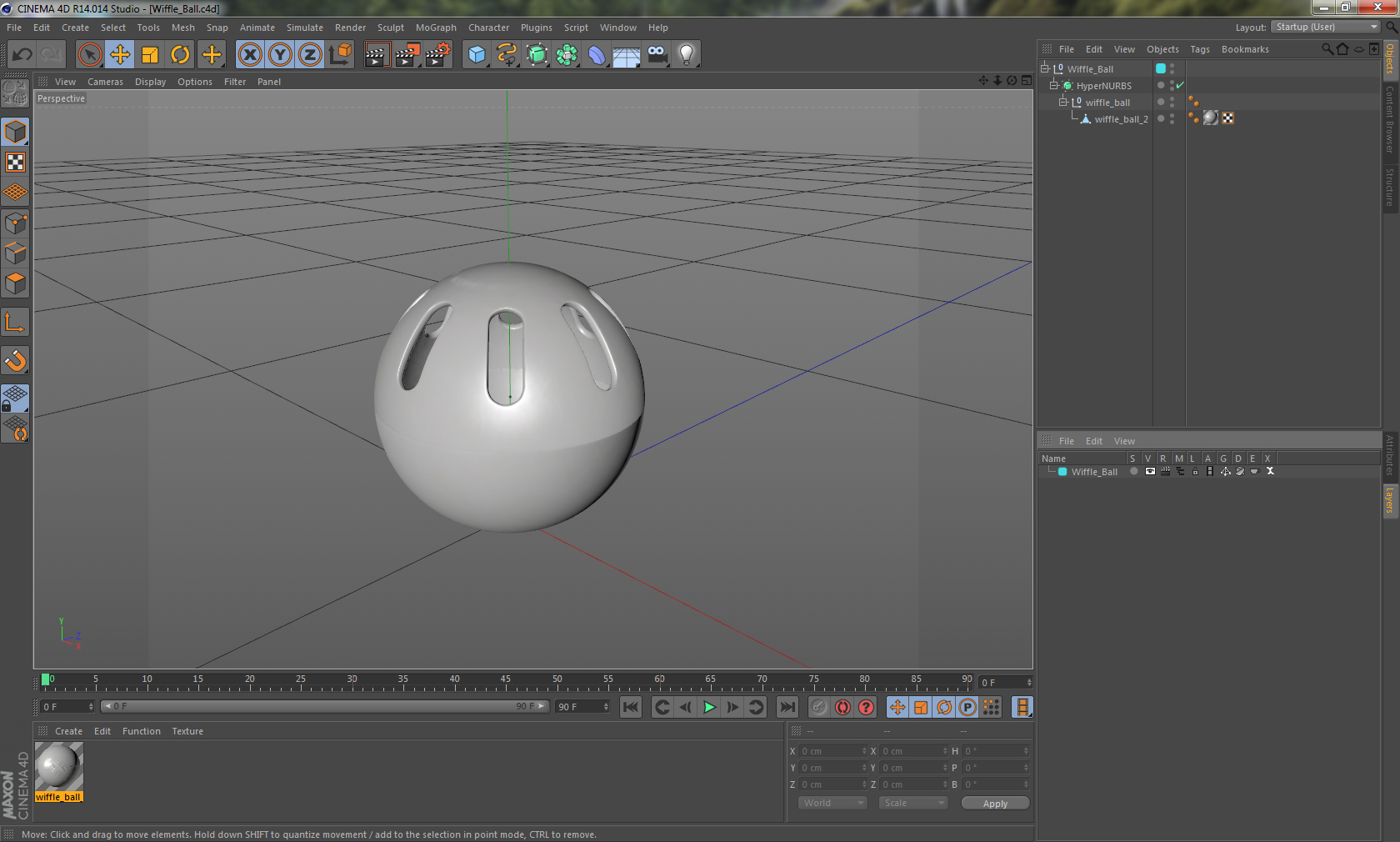 3D Wiffle Ball