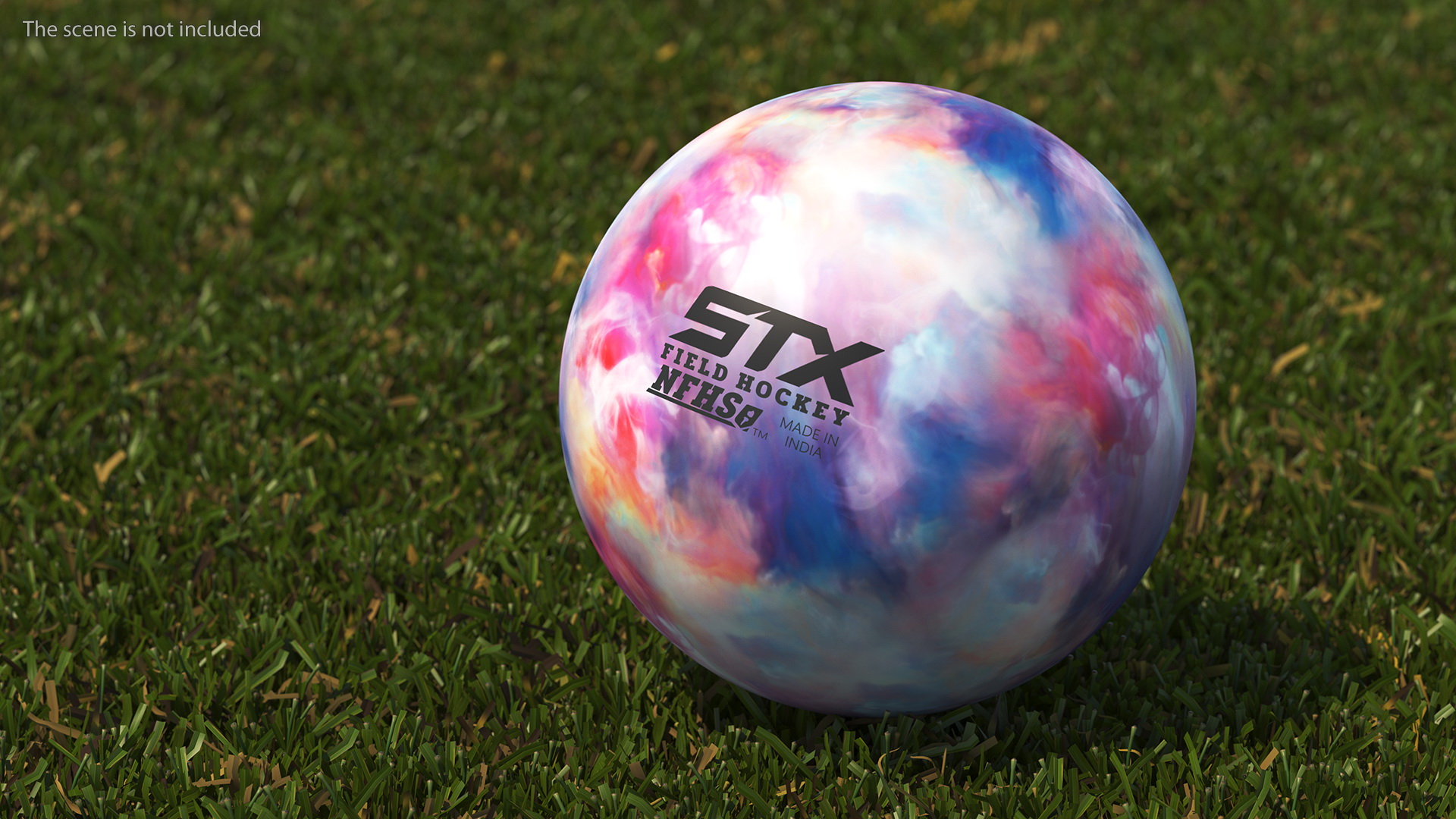 STX Field Hockey Ball Rainbow 3D model