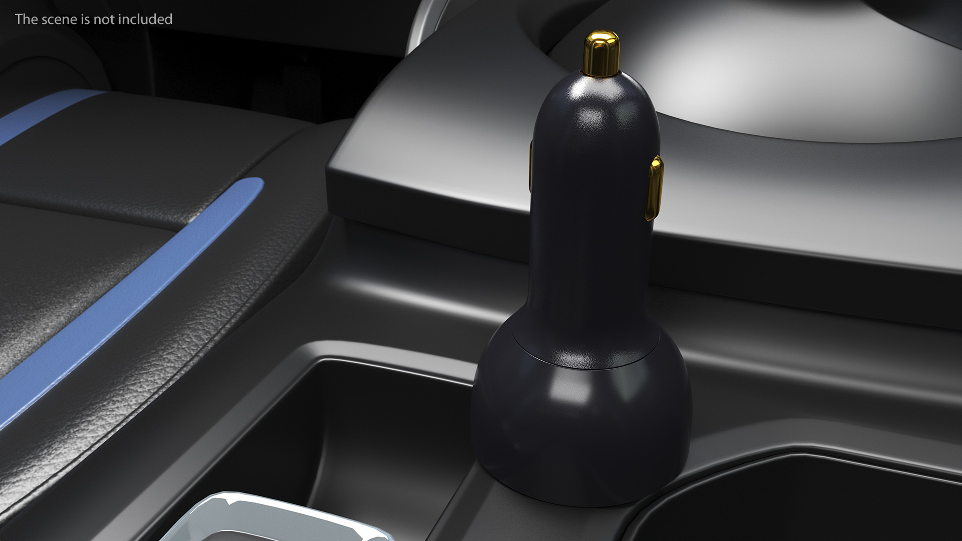 USB Type C Car Charger 3D
