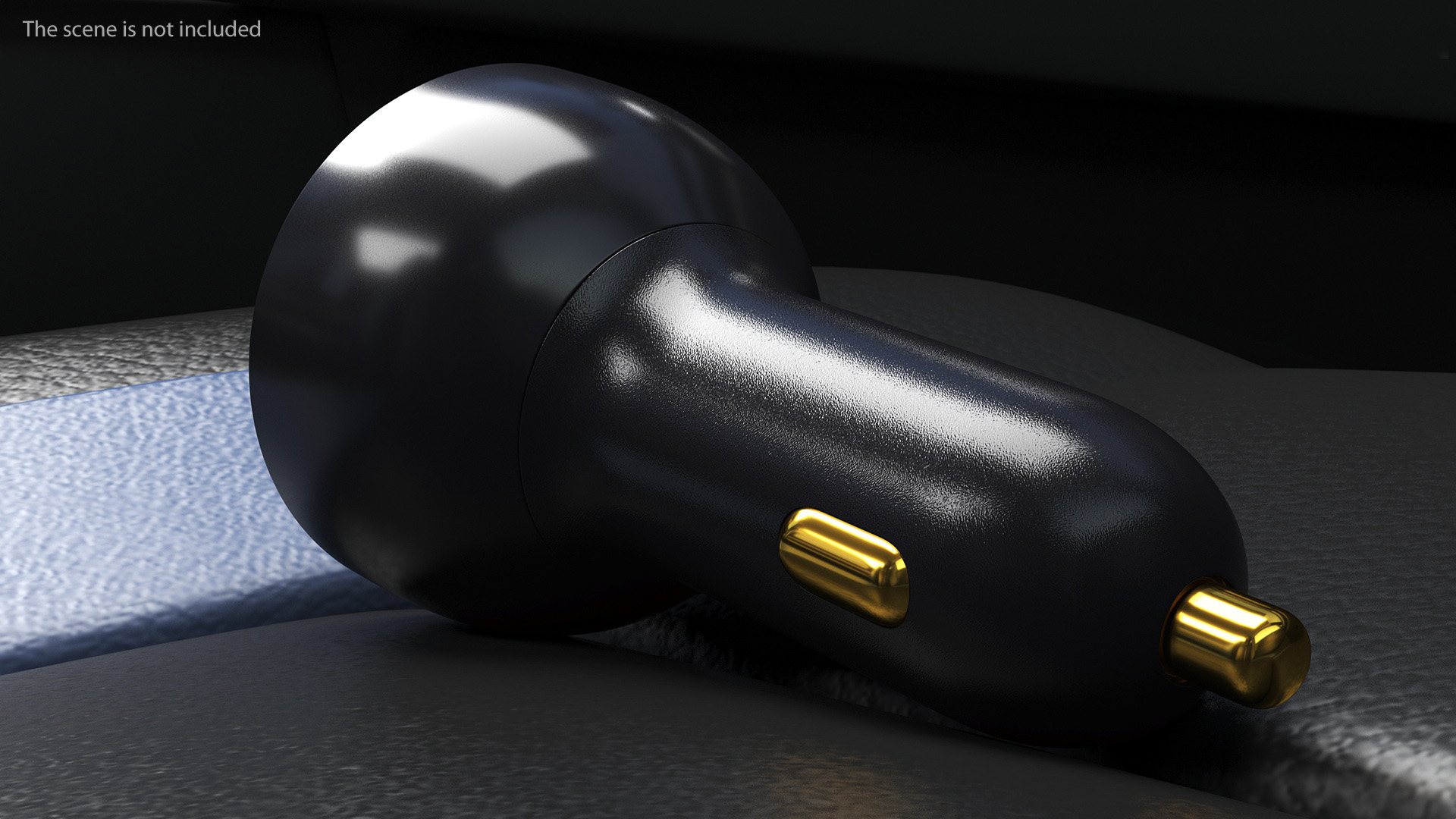 USB Type C Car Charger 3D