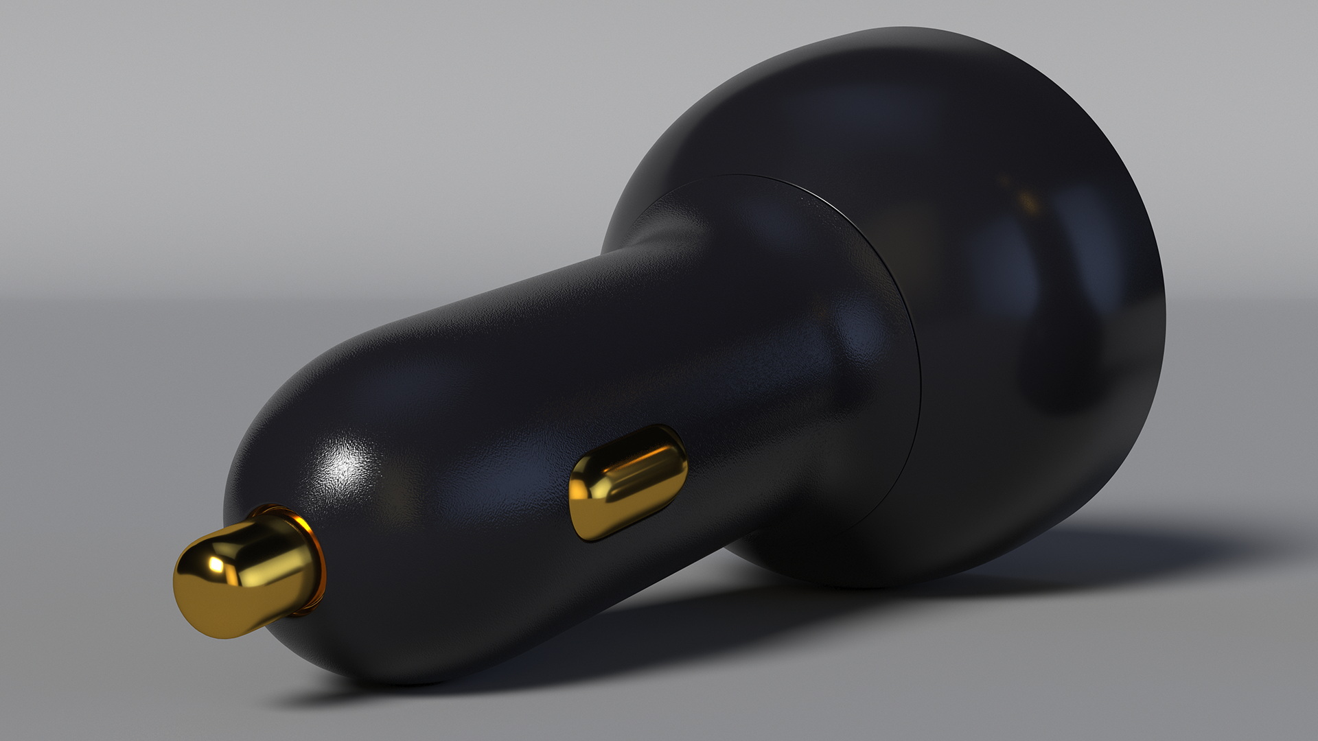 USB Type C Car Charger 3D