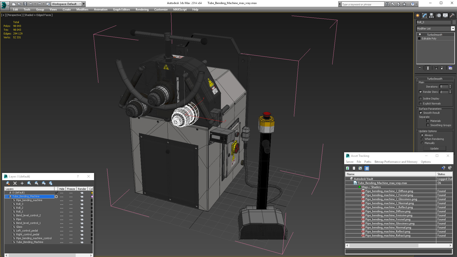 3D model Tube Bending Machine
