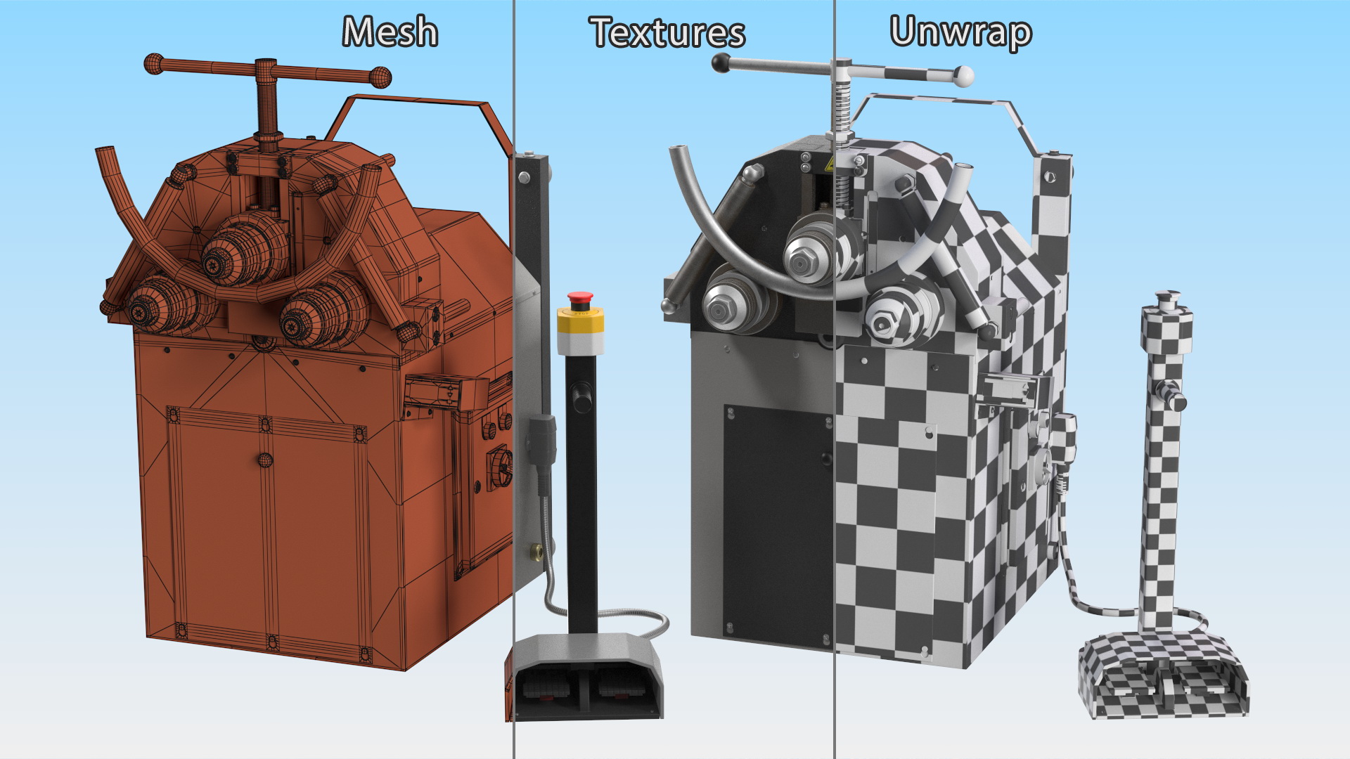 3D model Tube Bending Machine