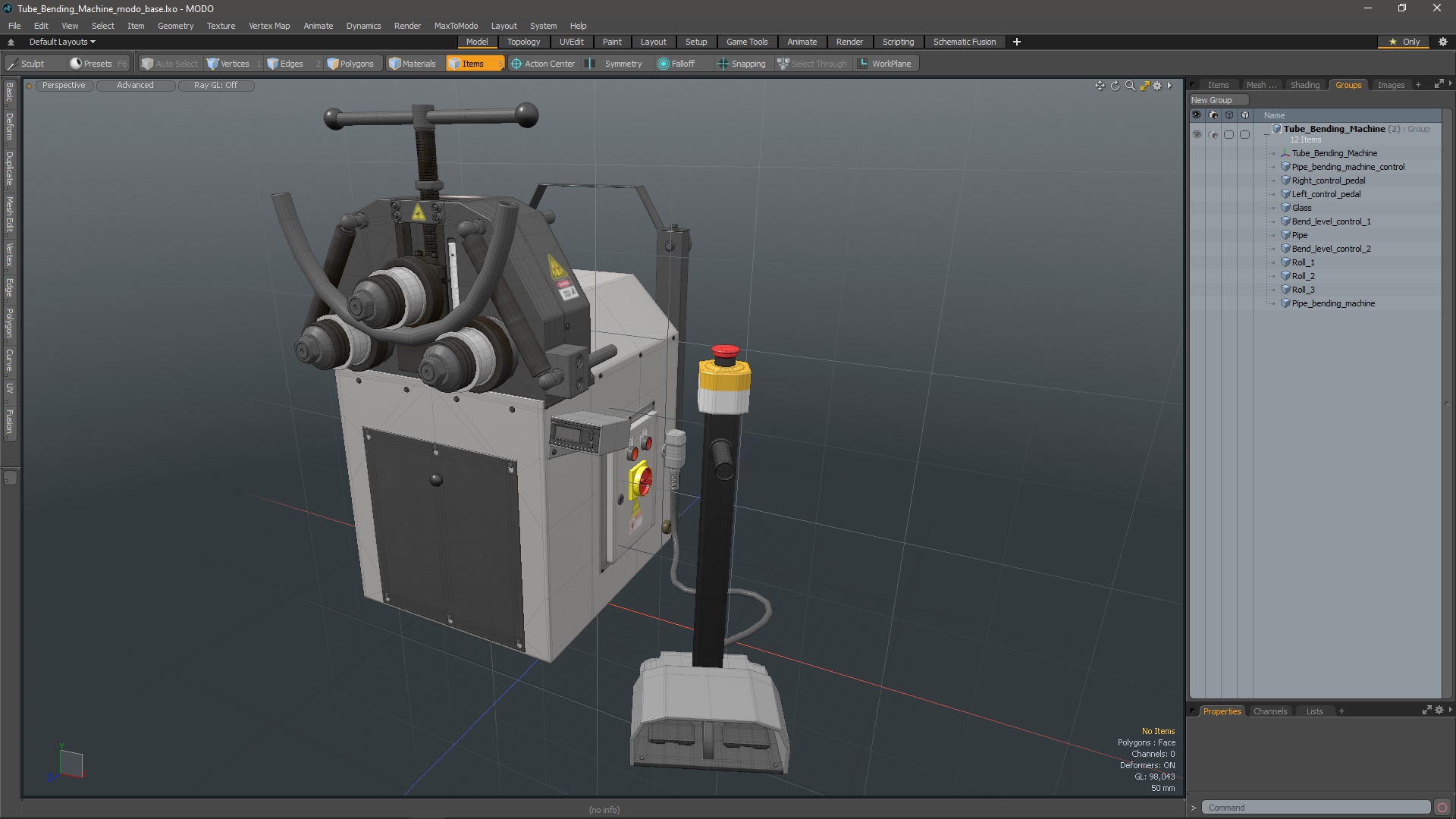 3D model Tube Bending Machine