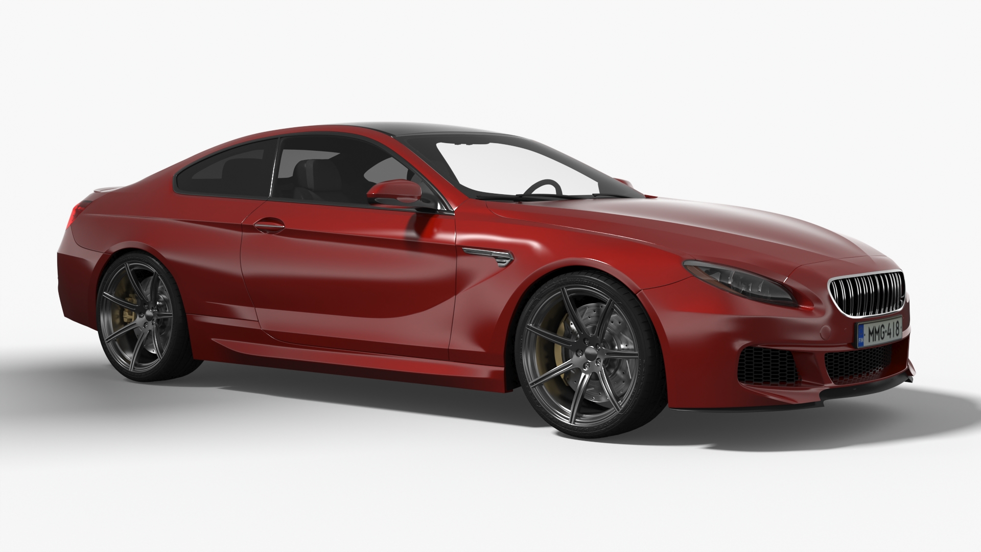 3D model Self Service Car Wash with Vehicles