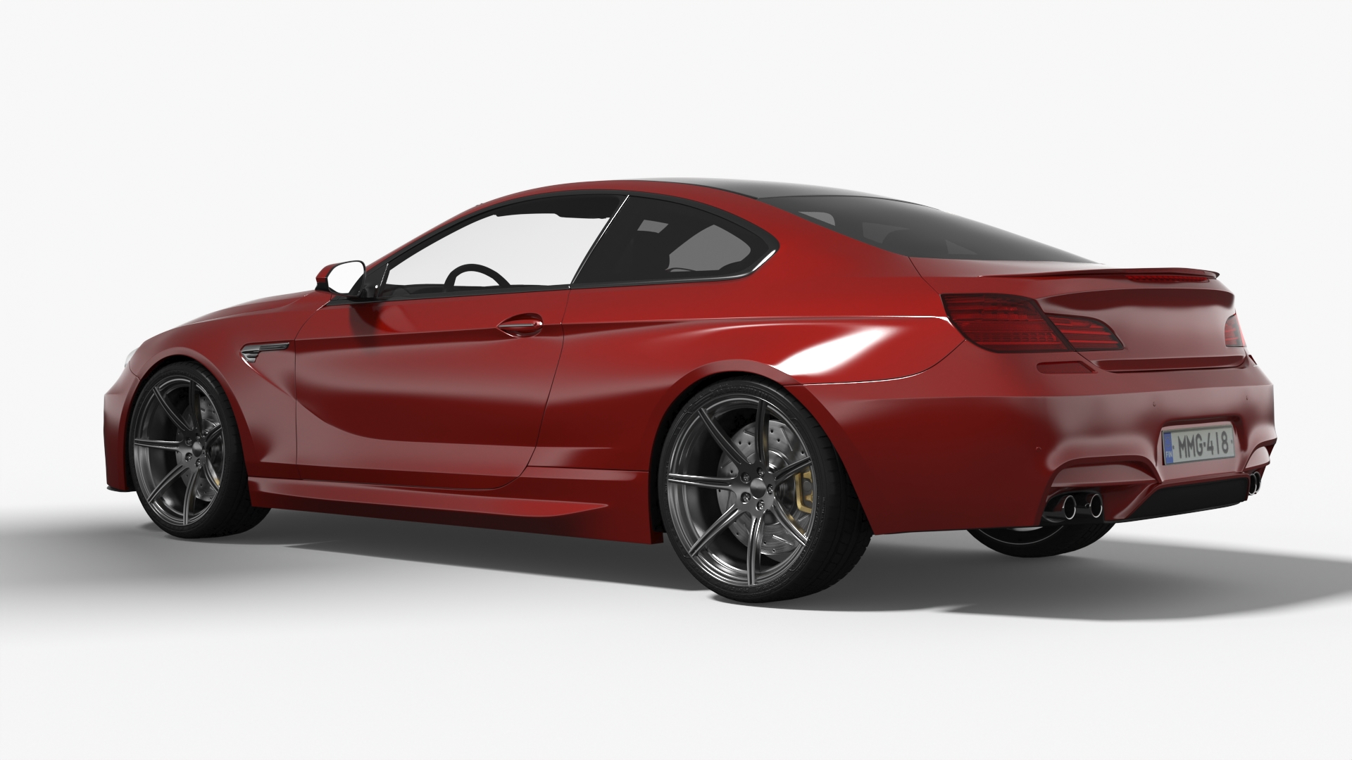 3D model Self Service Car Wash with Vehicles