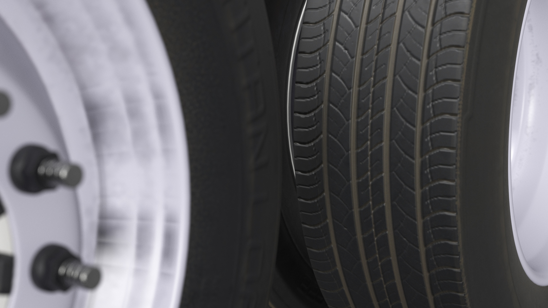 Ford Heavy Duty Dually Wheels with Tire, view 7