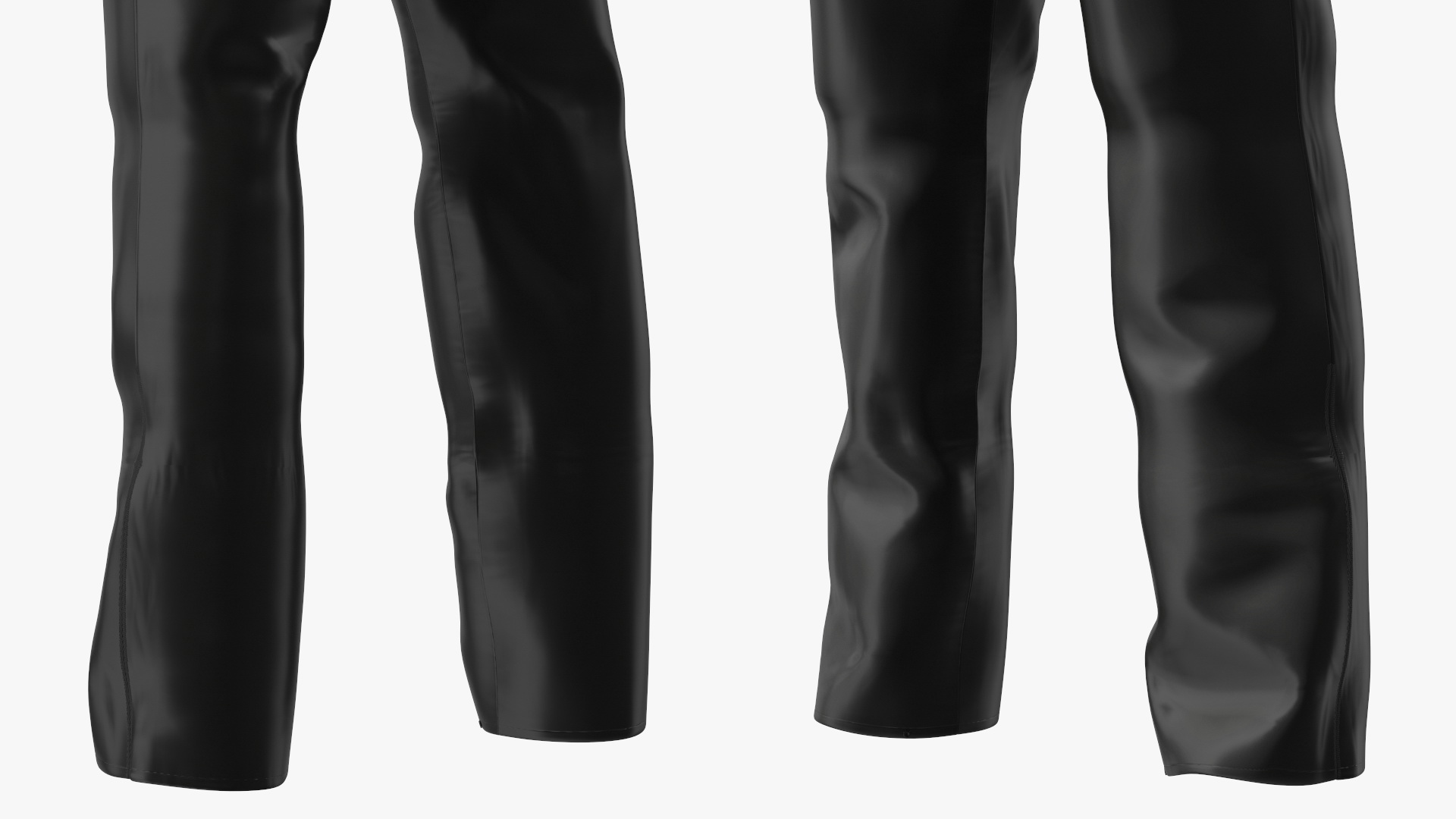 3D John Deere Unisex Black Rain Suit model