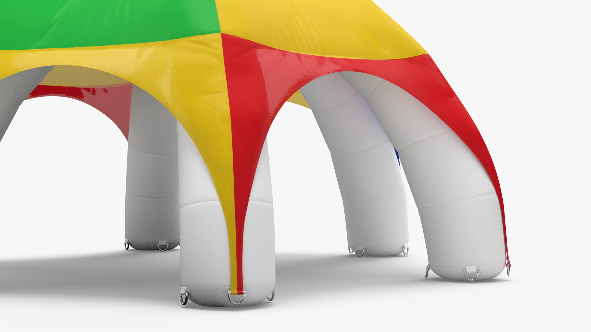 Outdoor Rainbow Color Inflatable Tent 3D