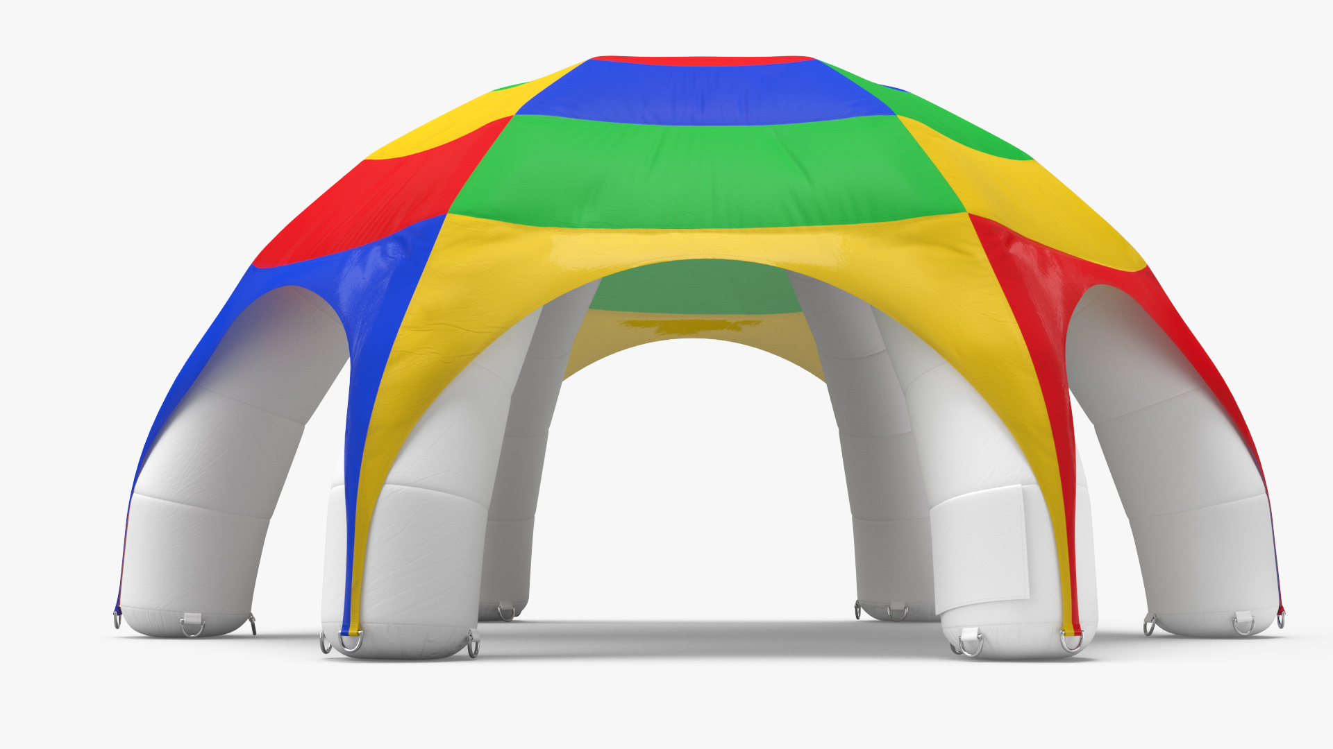 Outdoor Rainbow Color Inflatable Tent 3D
