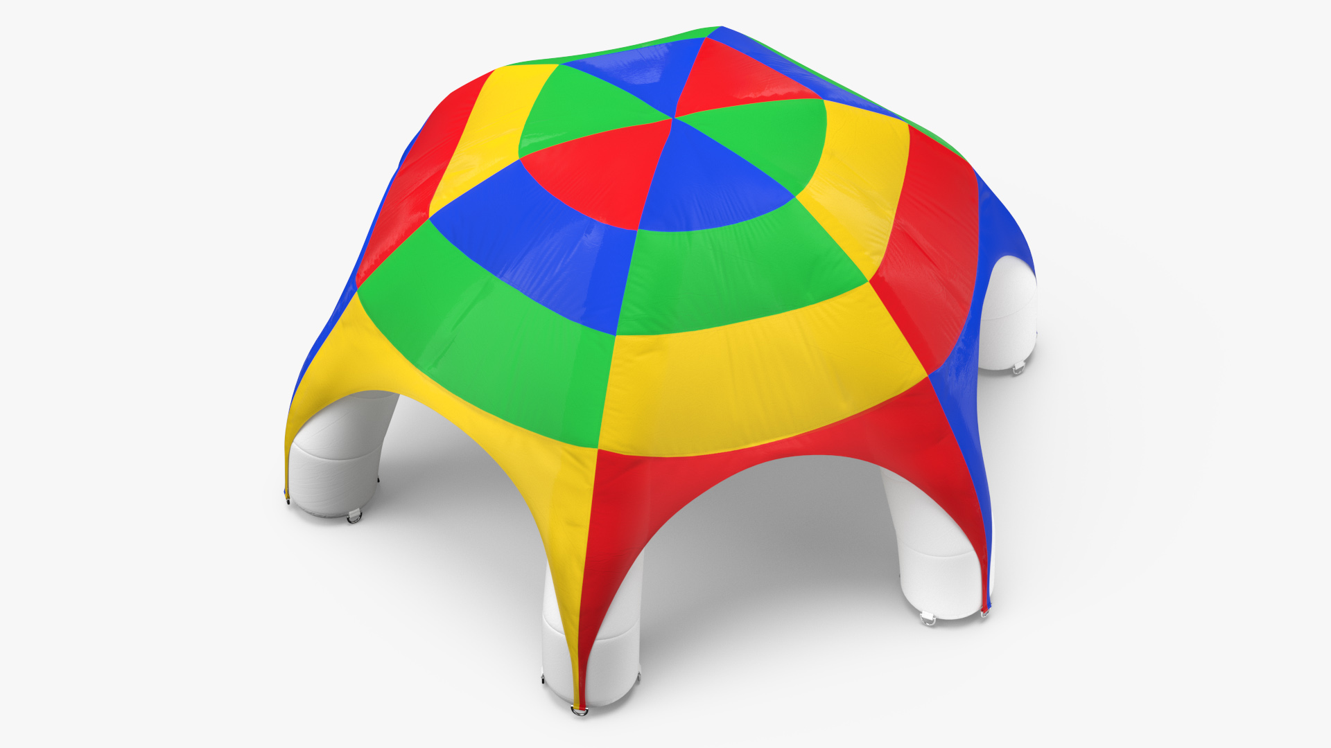 Outdoor Rainbow Color Inflatable Tent 3D