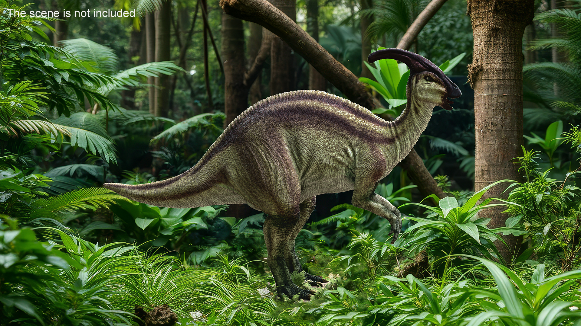 Parasaurolophus Dinosaur 3D model