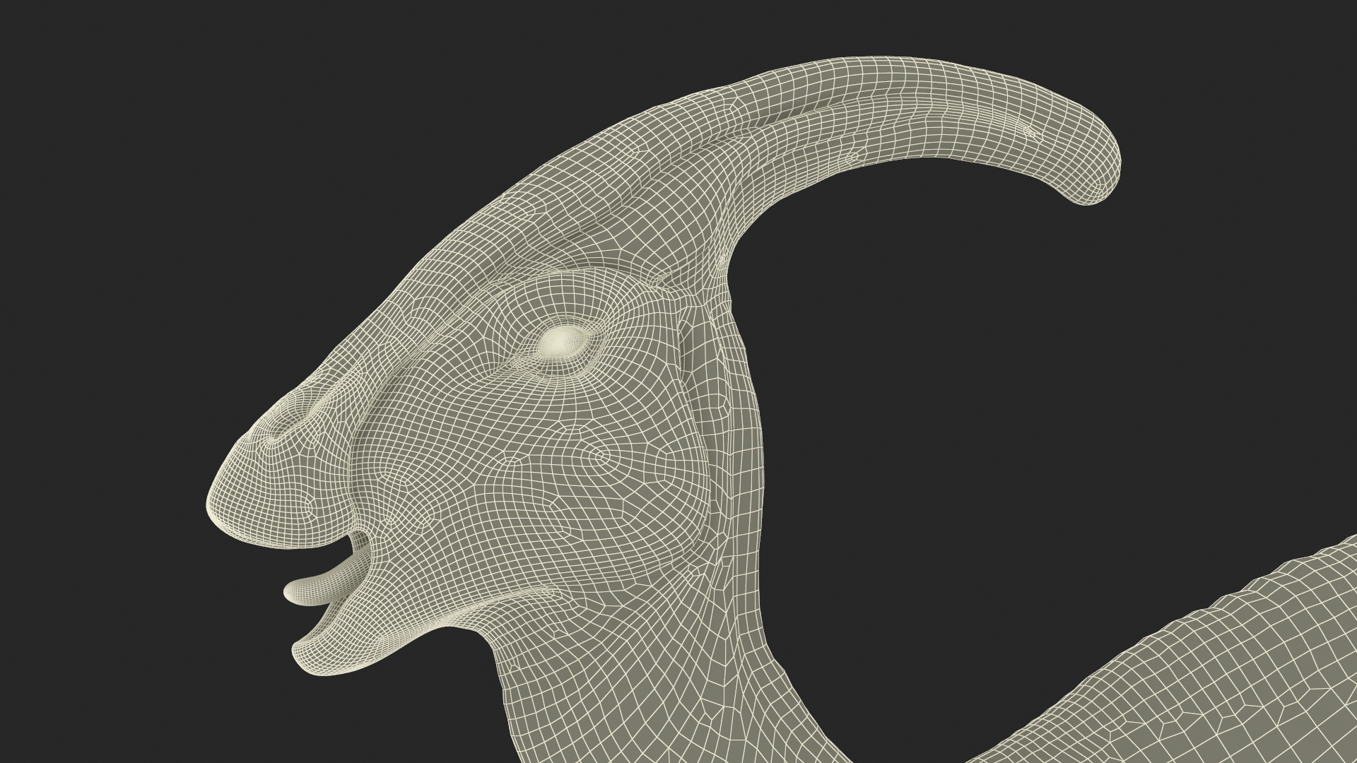 Parasaurolophus Dinosaur 3D model
