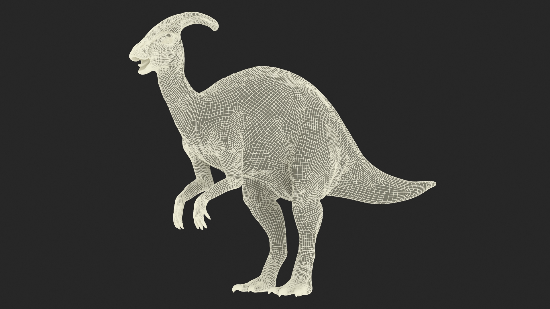 Parasaurolophus Dinosaur 3D model