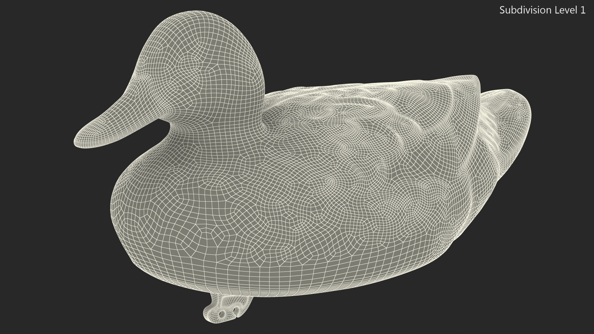 3D Black Duck Decoy