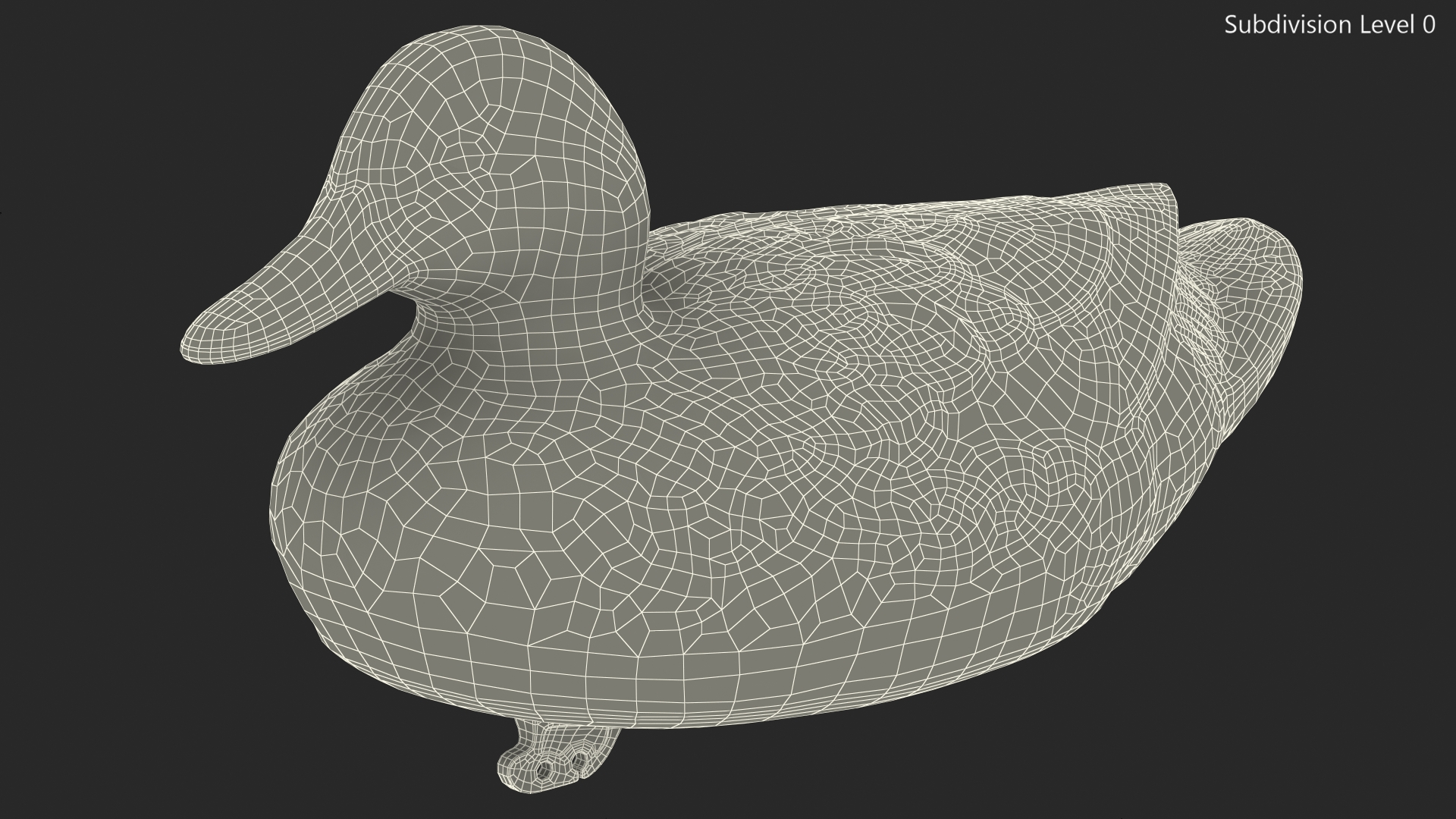 3D Black Duck Decoy