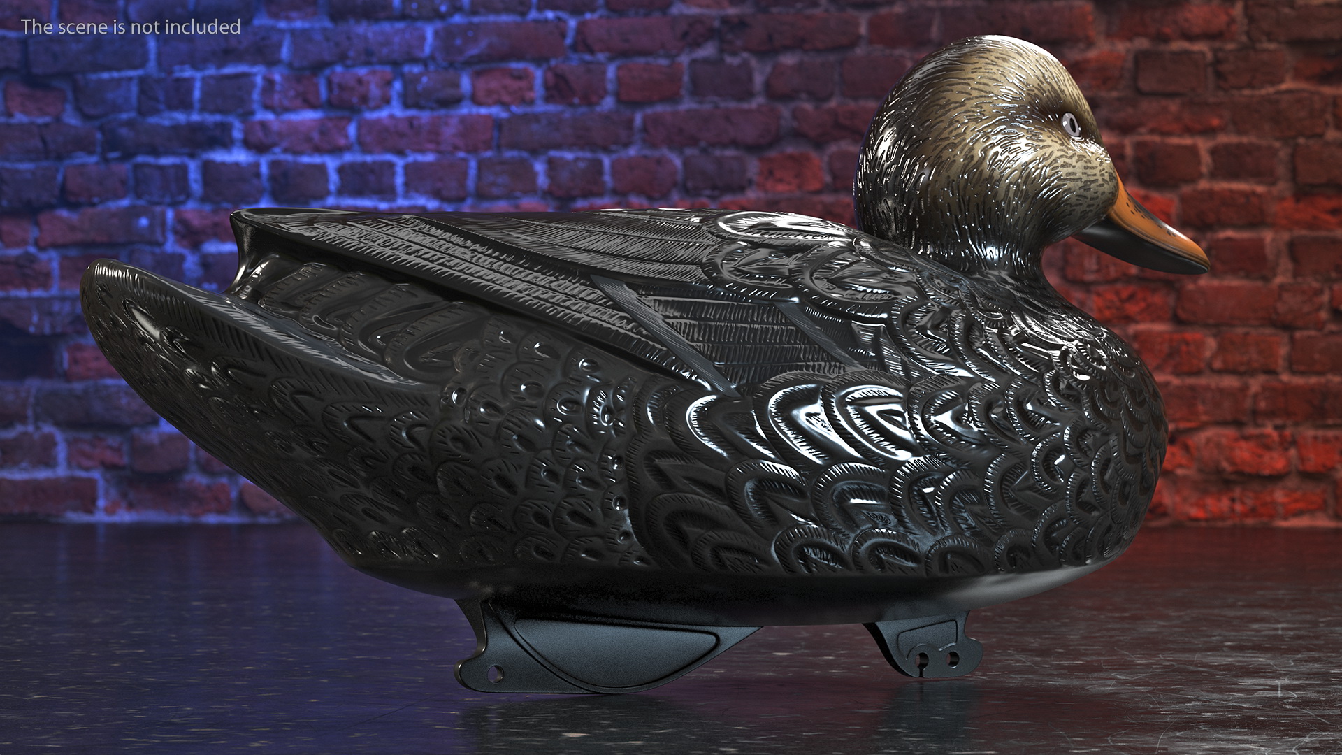 3D Black Duck Decoy