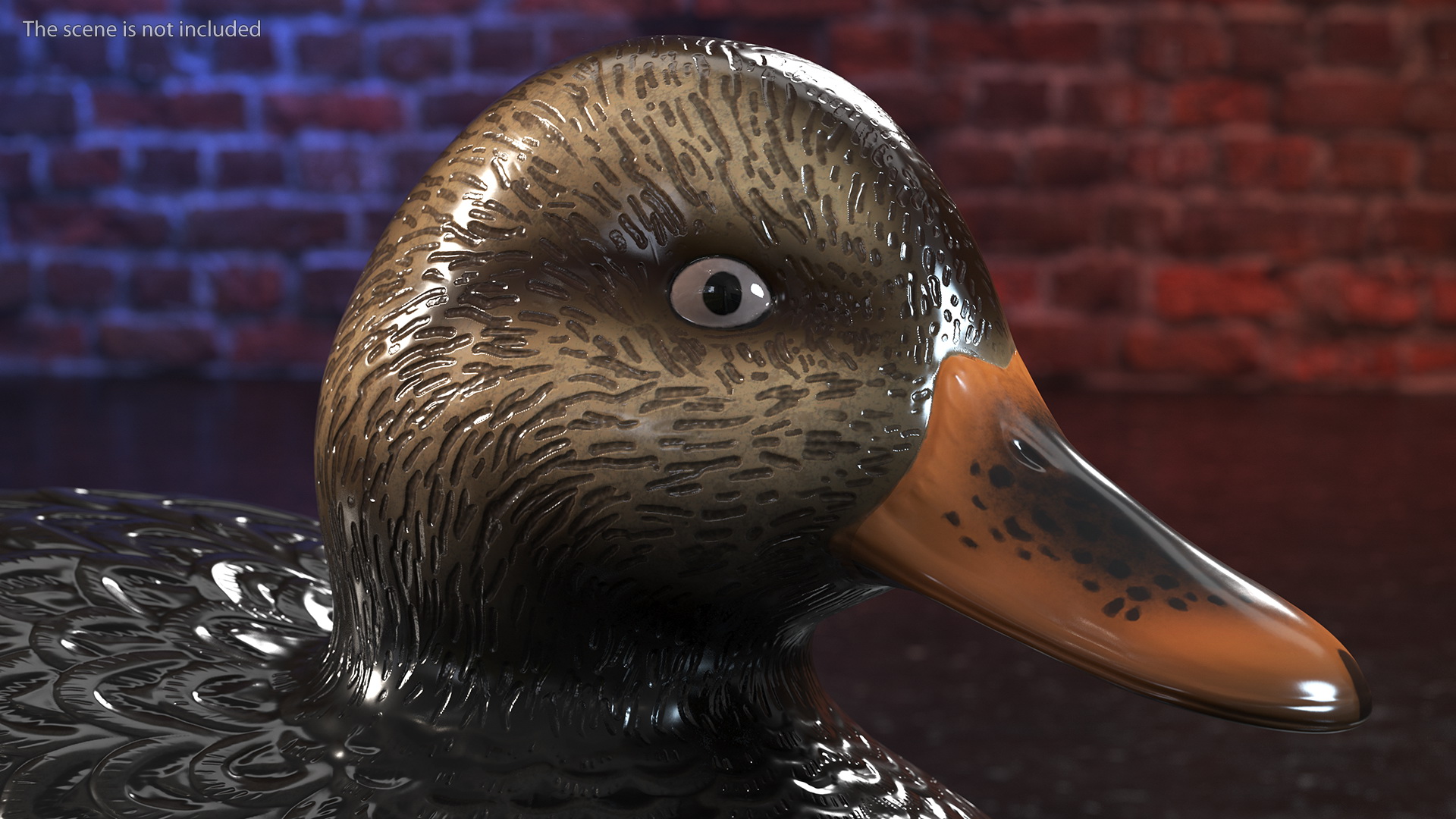 3D Black Duck Decoy