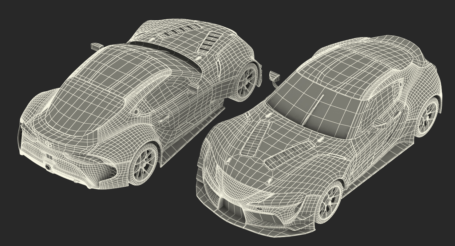 3D model Toyota Supra Concept