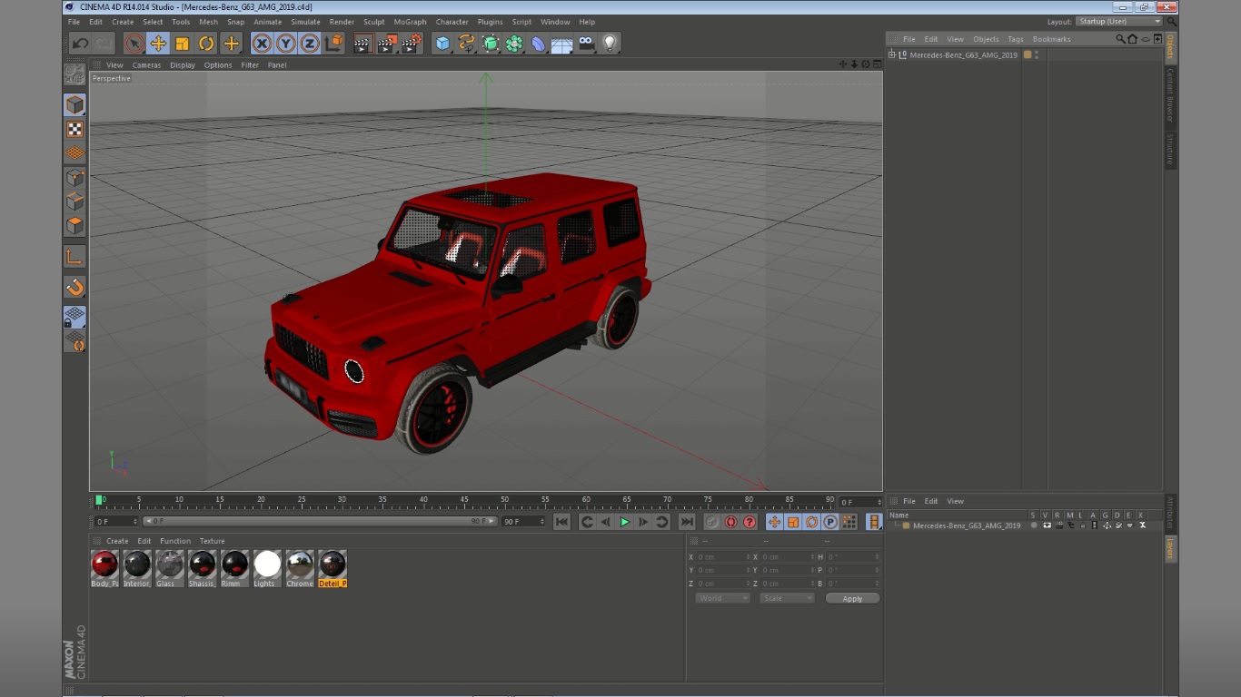 3D Mercedes-Benz G63 AMG 2019