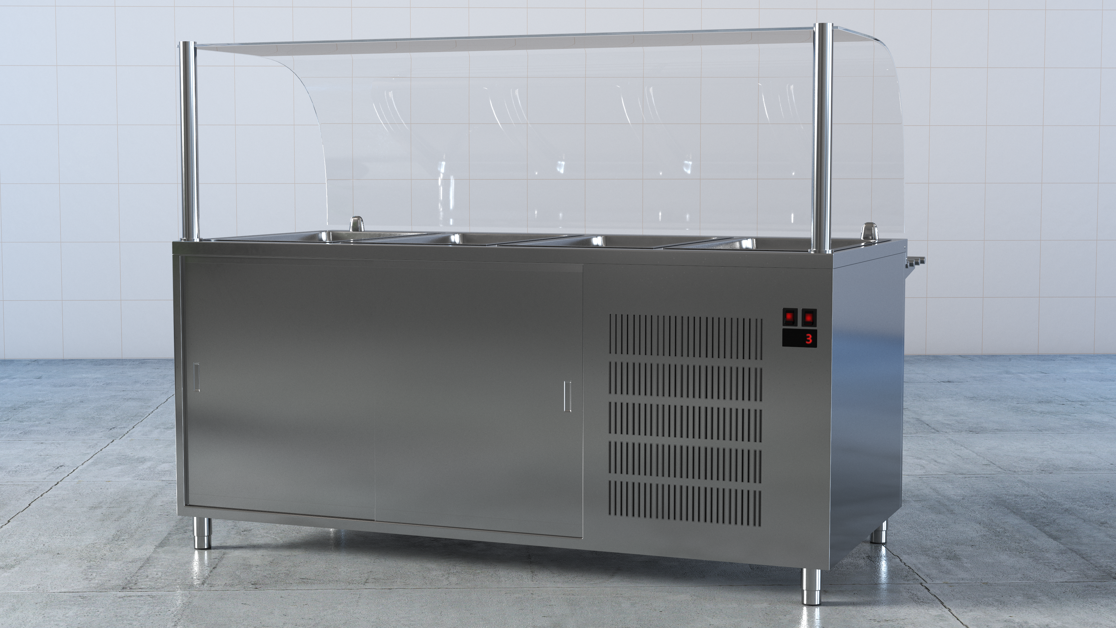 Refrigerator Self Service Line Element, view 4