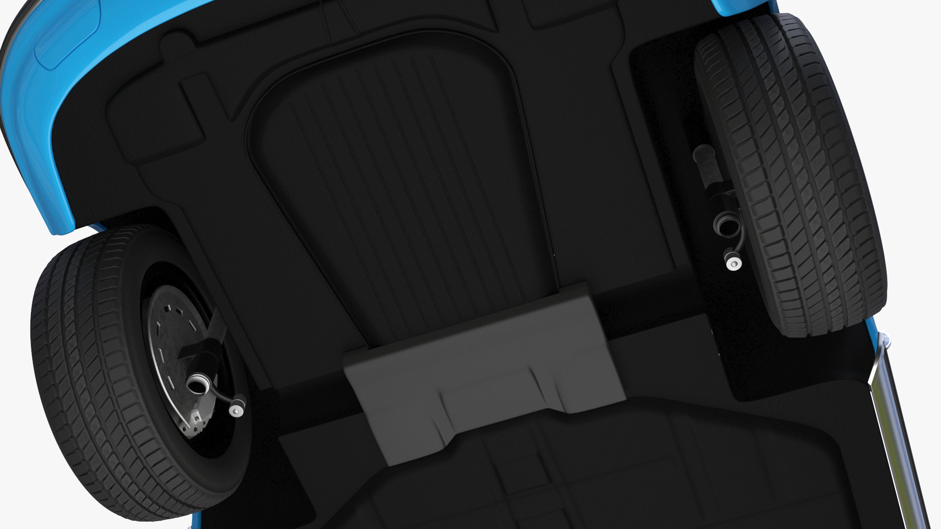 Porsche 911 1968 Blue Simplified 3D