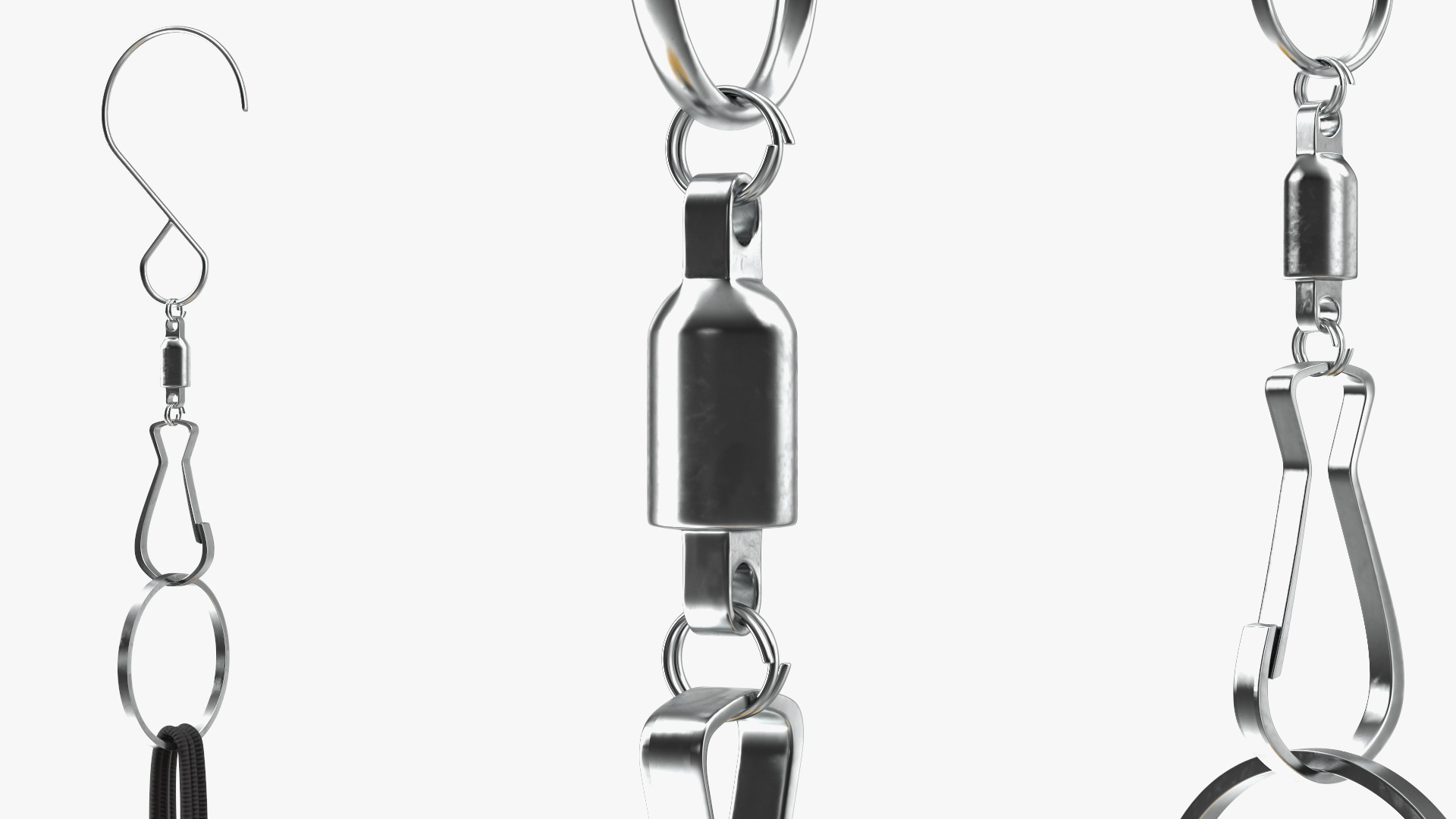 3D Rainbow Wind Chime model