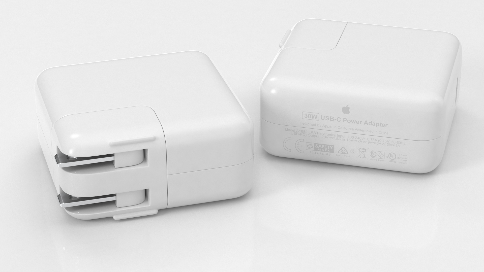 Apple 30W Usb Type C Power Adapter 3D model