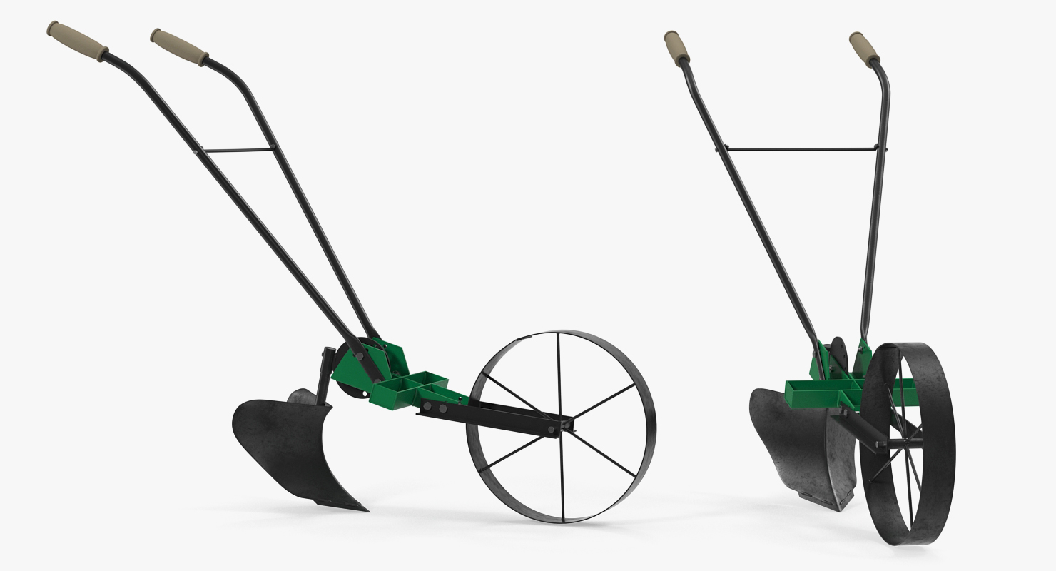 3D Old Hand Plow model