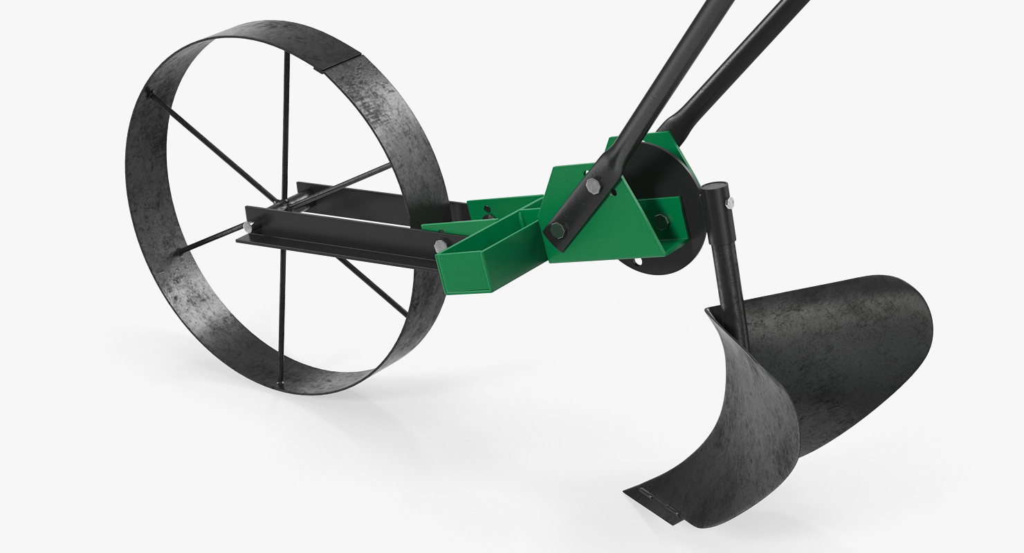 3D Old Hand Plow model