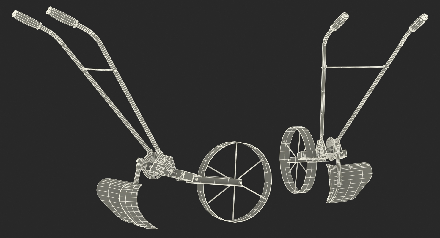 3D Old Hand Plow model