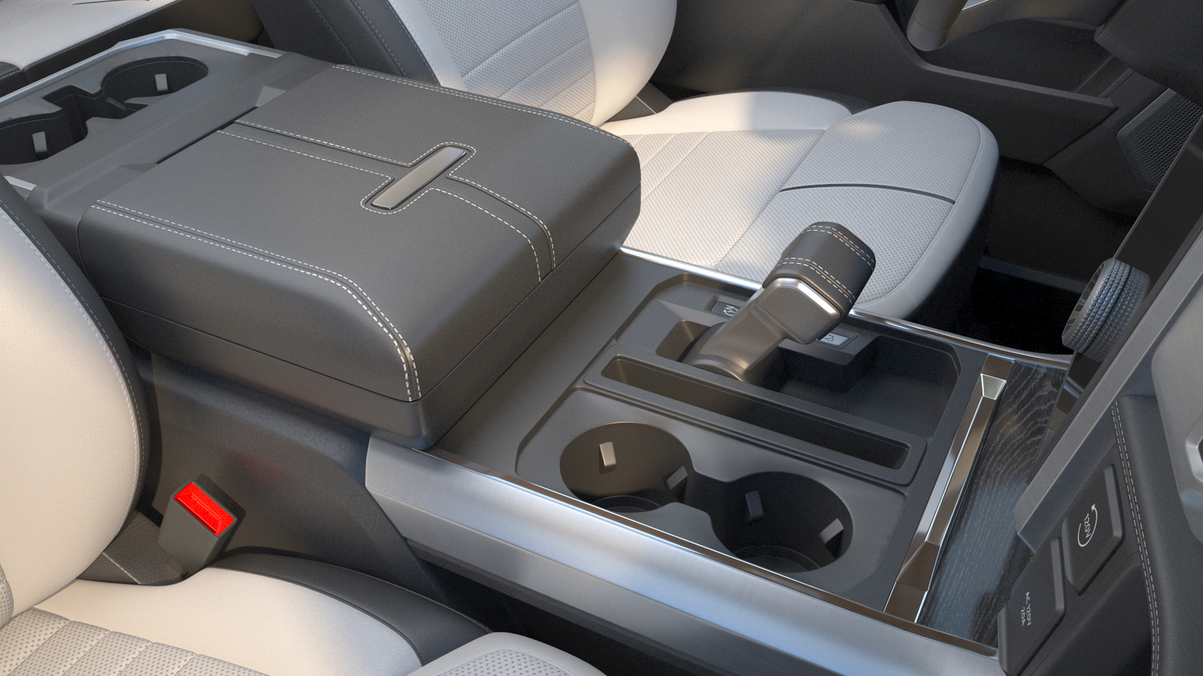 3D Electric Pickup Truck Rigged model
