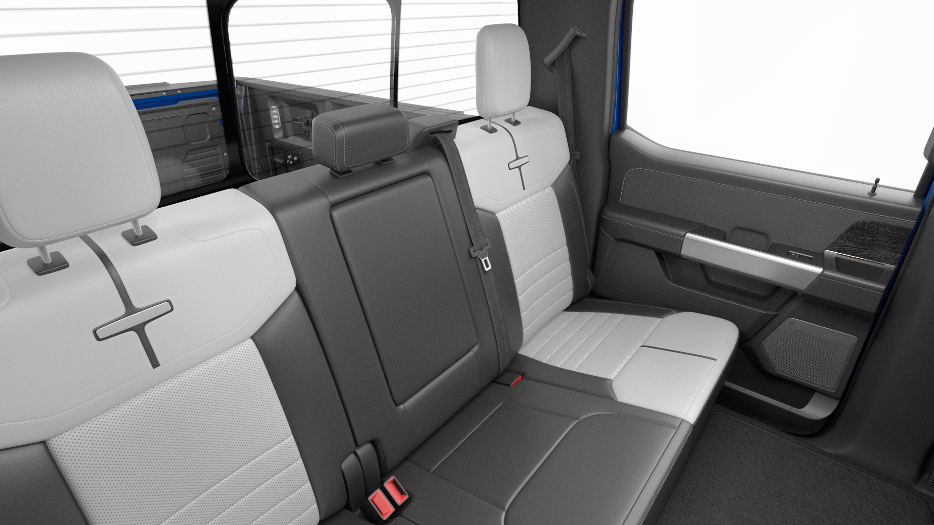 3D Electric Pickup Truck Rigged model
