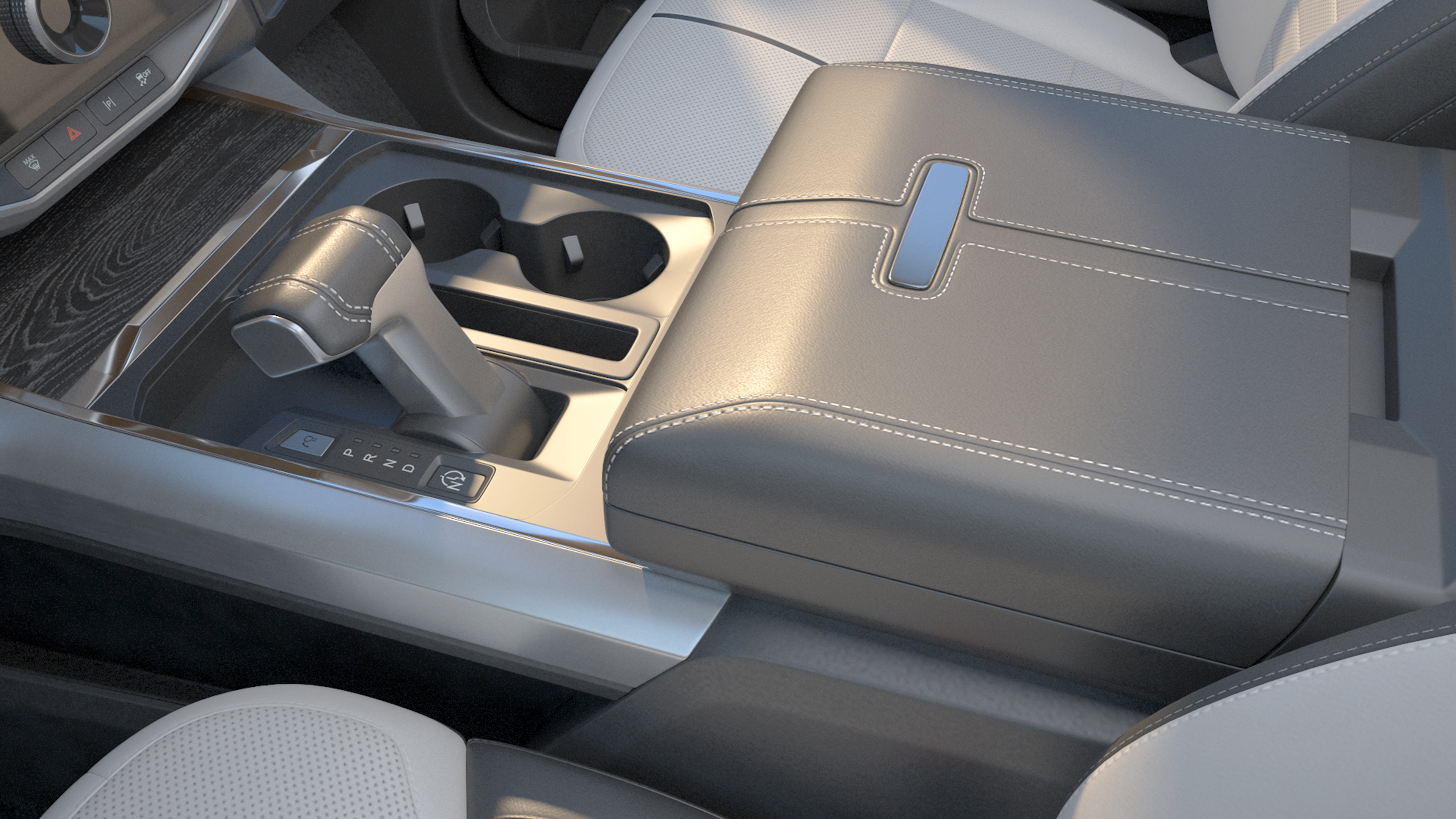 3D Electric Pickup Truck Rigged model